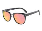 Eyekepper Retro Oversize Polarized Sunglasses Red Mirror