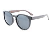 Eyekepper Quality Spring Hinges Oval Round Polarized Sunglasses Black Grey Lens