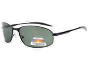 Eyekepper Metal Frame Fishing Golf Cycling Flying Outdoor Polarized Sunglasses Black