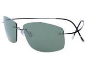 Eyekepper Rimless Titanium Frame Polarized Sunglasses G15 Lens