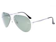 Eyekepper Titanium Aviator Style Rimless Polarized Sunglasses G15 Lens