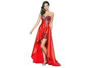 Eyekepper Ladies Beaded Front Short Long Back Prom Evening Gown Party Dress