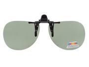 Eyekepper Pilot Style Flip up Polarized Clip on Sunglasses G15 Lens