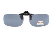 Eyekepper Flip up Clip on Sunglasses Polarized 59x39 MM 3 Pack Metal Glasses Clip Grey Lens
