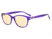 Eyekepper Anti Blue Light Glasses, Acetate Frame Anti Blue Ray Eyestrain Relieving Reading Glasses Computer Readers, Amber Tinted Lenses (Purple,+0.75) Eyekepper Anti Blue Light Glasses, Acetate Frame Anti Blue Ray Eyestrain Relieving Reading Glasses Computer Readers, Amber Tinted Lenses (Purple,+0.75)
