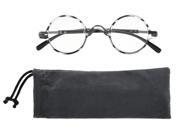 Eyekepper Round Reading Glasses a Little Large than Vintage Professor Oval Readers (Grey Stripe,+0.50) Eyekepper Round Reading Glasses a Little Large than Vintage Professor Oval Readers (Grey Stripe,+0.50)