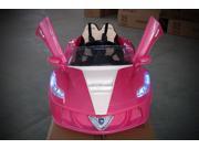 Ferrari Spider Style Kids Ride On Car MP3 12V Battery Power Wheels R C Parental Remote Pink