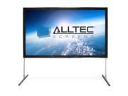Alltec 200 Diag. 120x160 Folding Frame Screen w Travel Case Video Format Matte White Fabric