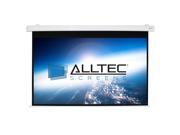 Alltec 120 Diag. 59x105 Electric Projector Screen HDTV Format Matte White Fabric