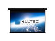 Alltec 150 Diag. 74x131 Electric Projector Screen HDTV Format Matte White Black