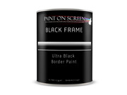 Paint on Screen Black Frame Ultra Deep Black Projector Screen Frame Border Paint Gallon
