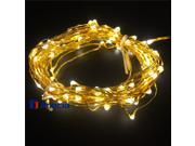 120 Leds String Lights Copper Wire Lights 24.4ft long Starry copper String Light Decor Rope Light For Seasonal Decorative Holiday Wedding Parties Gardens