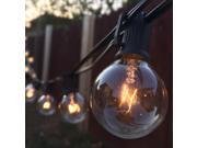 UL listed 77.5ft Waterproof G40 Globe string light with 75 pcs Globe clear bulbs 110V us plug perfect for indoor outdoor.Backyards Gardens Gazebos Patios P