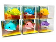 Rittle Sea Animals Cute Floating Light up Bath Toys Set of 6