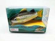 Brown Trout Realistic Swimming Fish Water Pool Bath Toy 8 Battery Operated