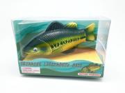 Large Mouth Bass Realistic Swimming Fish Water Pool Bath Toy 8 Battery Operated