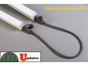 2pcs 4ft Waterproof LED tube light 30w 3000 Lumen with link and power cable