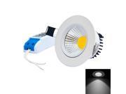 JIAWEN 5W 3.5inch cool white Dimmable Anti glare COB LED Ceiling Light AC 85 266V