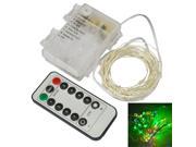 Jiawen 6M 60 LED 5W Battery Operated Party Wedding Decor Flexible RGB String Fairy Light