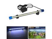 Jiawen 30CM white blue Light LED Aquarium Fish Tank Waterproof Fixtures Lighting Lamp w Soft Suction Cups AC220~240V