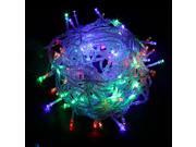 JIAWEN 4W 10M 32.8ft 100 LED 8 Mode colorful Light Christmas String Light AC 220V