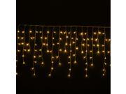 Jiawen 3M 9.8ft 4W 96 LED warm white Fairy Lights Curtain Icicle Starry String Lights AC 220V