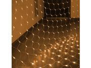 Waterproof 1.5*1.5M 4.9x4.9ft 96LEDs warm white light Fairy Twinkle Mesh Net String Lights for Christmas Xmas Holiday