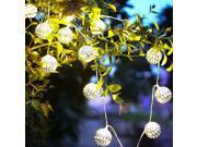Jiawen 20 LED 5M 16.4ft warm white Christmas Holiday Decoration String Lights AC 110 220V