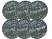 Energizer Zero Mercury 3 V cc Lithium Batteries 2032BP 6 ct