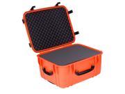 Seahorse SE1220 Protective Wheeled Case w Foam Orange
