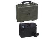 Explorer Cases 4820KTG 4820 Case with Custom Removable Padded Divider Bag for Cameras or Similar Electronic Gear and Organizer Lid Panel Olive