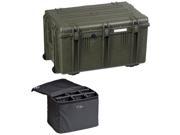 Explorer Cases 7641KTGQ 7641 Case with Custom Removable Padded Divider Bag for Cameras or Similar Electronic Gear and Organizer Lid Panel Olive