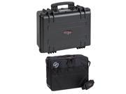 Explorer Cases 4820KTB 4820 Case with Custom Removable Padded Divider Bag for Cameras or Similar Electronic Gear and Organizer Lid Panel Black