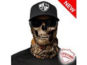 Salt Armour Face Shield Forest Camo Skull