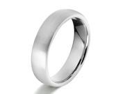 Gemini Men s Plain Matte Polish Anniversary Titanium Wedding Ring width 7mm US Size 11.25 Valentine s Day Gift