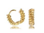 Gemini Women s 18K Gold Filled Small Hoop Huggie Earrings for Lady Gift Idea Gm080 Color Yellow Gold