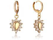 Gemini Women's Jewerly Teardrop Small Swarovski Zirconia Smally Dangle Earrings Gm186 , Color: 18ct Yellow Gold Gemini Women's Jewerly Teardrop Small Swarovski Zirconia Smally Dangle Earrings Gm186 , Color: 18ct Yellow Gold
