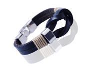 Gemini New Men s Women s Unisex Knot Infinity Genuine Leather Wristband Cuff Bracelets Great Valentine s Day Gifts For Men Women Teens Boys Girls Gm076
