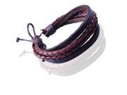 Gemini New Unisex Genuine Leather Braided Wristband Bracelets Great Valentine s Day Gifts For Men Women Teens Boys Girls Gm093 Size Fit 5 inches 10 inche