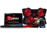XOTIC MSI GS63VR Stealth Pro FREE BUNDLE! 15.6 FHD eDP IPS Level Gaming Laptop with Intel Core i7 7700HQ Nvidia GTX 1060 6GB 32GB 2400MHz Ram 1TB SSD 2TB