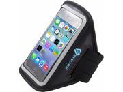 iPod Touch 4th Armband Stalion® Sports Running Exercise Gym Sportband Jet Black Water Resistant Sweat Proof Key Holder