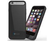 iPhone 6 Plus Battery Case Stalion® Stamina Rechargeable Extended Charging Case 4000mAh Jet Black [Apple MFi Certified] for iPhone 6 Plus iPhone 6s Plus 5.