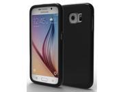 Samsung Galaxy S6 Case Stalion® Slider Series Matte UV Textured Sliding Style Protective Hard Case Matte Black