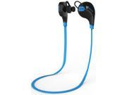 Wireless Bluetooth Headphones Stalion® Sound Stereo Sports Headset Universal for iPhone 7 6s Plus Samsung Galaxy S7 S6 Edge Note 7 Jet Black Cyan Blue