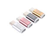 Brilliantgears USB C To Micro USB Adapter color silver