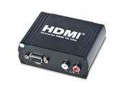 ABLEGRID® HDMI Female to VGA Female converter with R L Audio Converter Supports Analogue Video output up to UXGA and 1080p with 10 bit DAC
