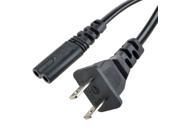 ABLEGRID 2 Prong Printer Power Cord Printer Power Cable for Canon PIXMA MP160 And Many Different Other Model Canon HP Lexmark Dell Brother Epson