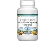 Feverfew Herb Certified Organic 450 mg 100 capsules ZIN 517681