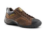 Caterpillar SureGrip Mens Argon Dark Brown Athletic Slip Resistant Work Shoes 7W