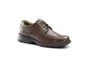 Keuka SureGrip Mens Archer Brown Dress Slip Resistant Work Shoes 7M